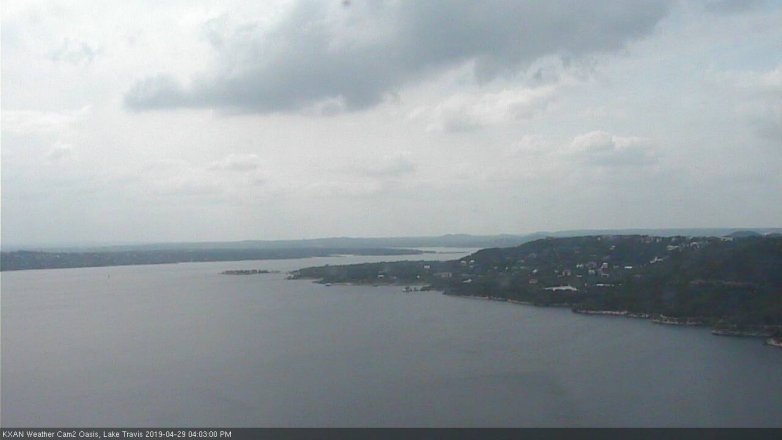Lake Travis webcam, April 29, 2019 3:05 PM CT