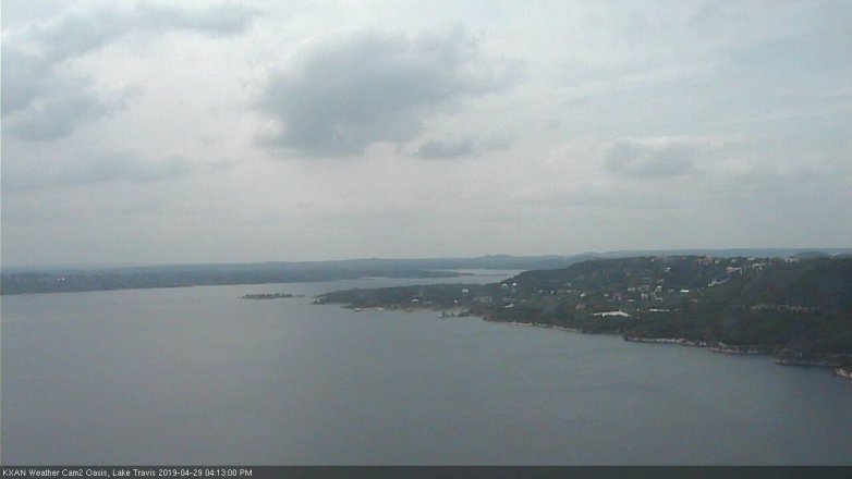 Lake Travis webcam, April 29, 2019 3:15 PM CT