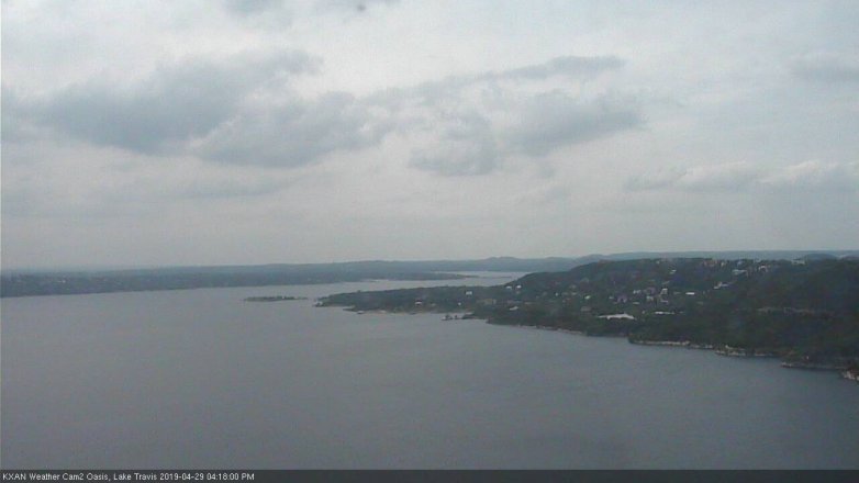 Lake Travis webcam, April 29, 2019 3:20 PM CT