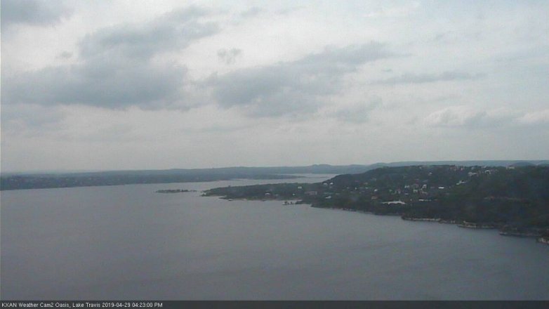 Lake Travis webcam, April 29, 2019 3:25 PM CT