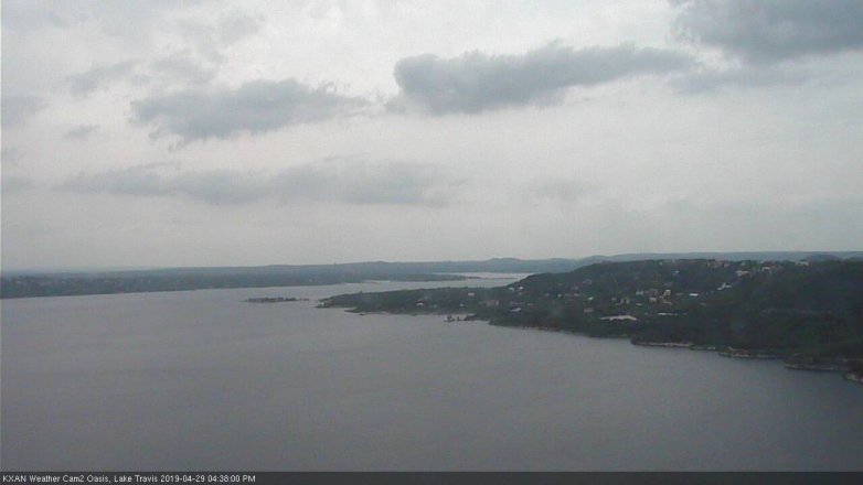 Lake Travis webcam, April 29, 2019 3:40 PM CT
