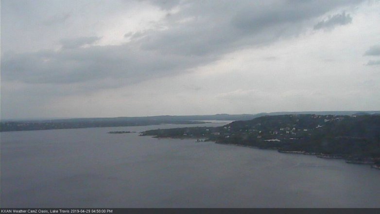 Lake Travis webcam, April 29, 2019 4:00 PM CT
