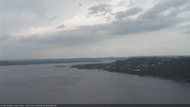 Lake Travis webcam, April 29, 2019 4:05 PM CT