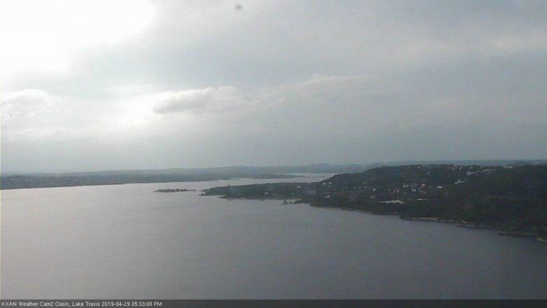Lake Travis webcam, April 29, 2019 4:35 PM CT