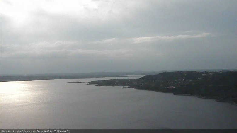 Lake Travis webcam, April 29, 2019 4:50 PM CT