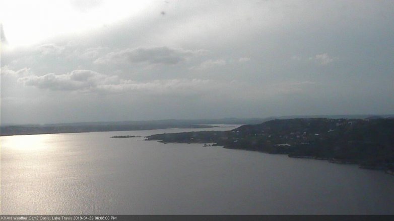 Lake Travis webcam, April 29, 2019 5:10 PM CT
