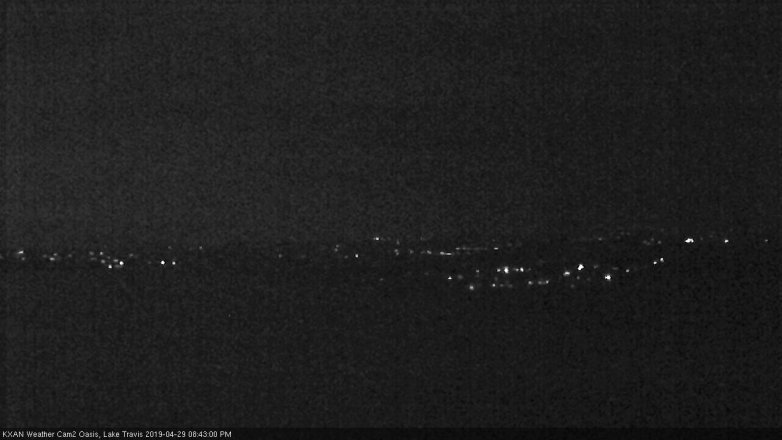 Lake Travis webcam, April 29, 2019 7:45 PM CT