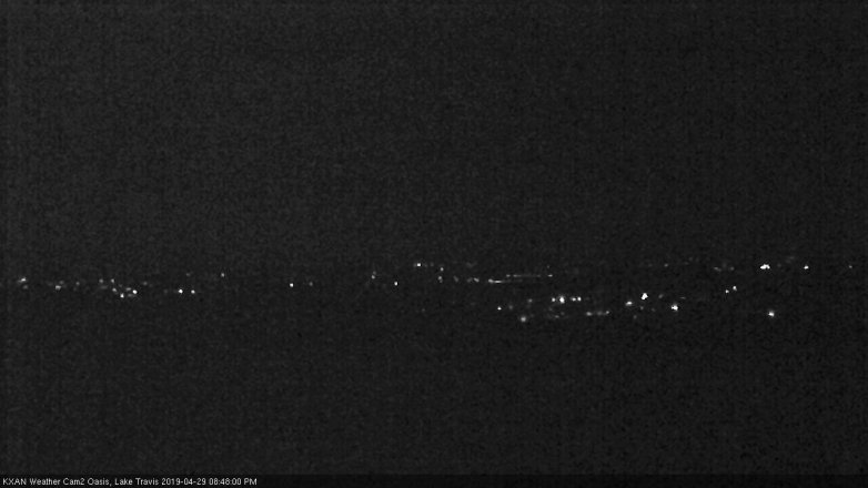 Lake Travis webcam, April 29, 2019 7:50 PM CT