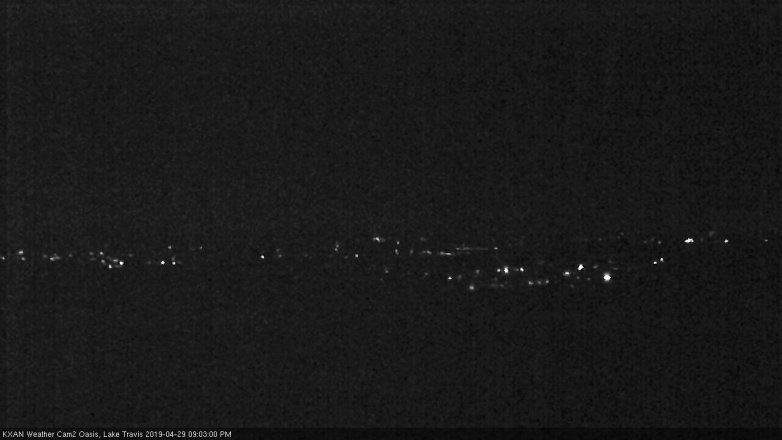 Lake Travis webcam, April 29, 2019 8:05 PM CT