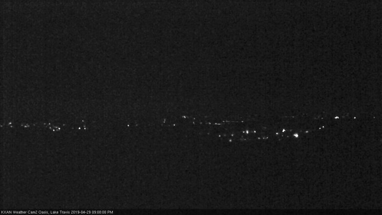 Lake Travis webcam, April 29, 2019 8:10 PM CT