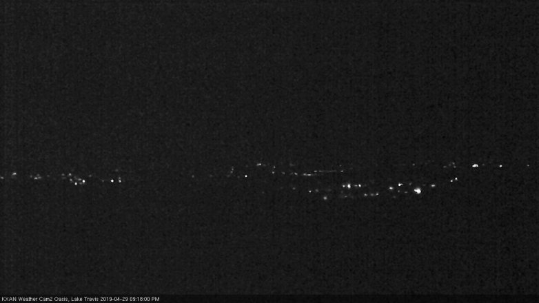 Lake Travis webcam, April 29, 2019 8:20 PM CT