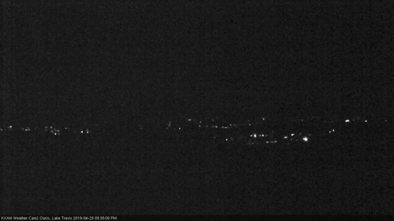 Lake Travis webcam, April 29, 2019 8:40 PM CT