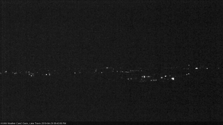 Lake Travis webcam, April 29, 2019 8:45 PM CT