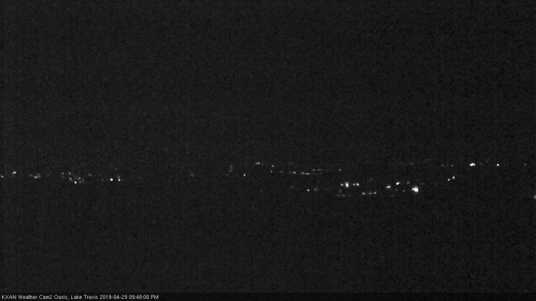 Lake Travis webcam, April 29, 2019 8:50 PM CT