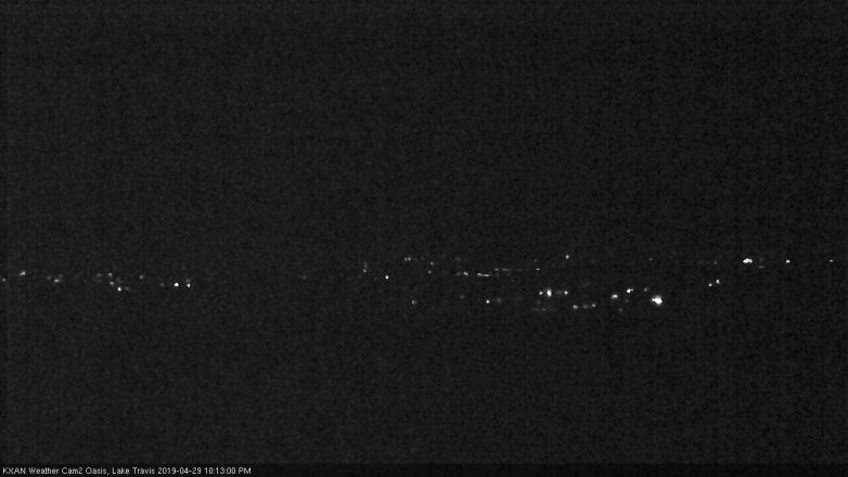 Lake Travis webcam, April 29, 2019 9:15 PM CT