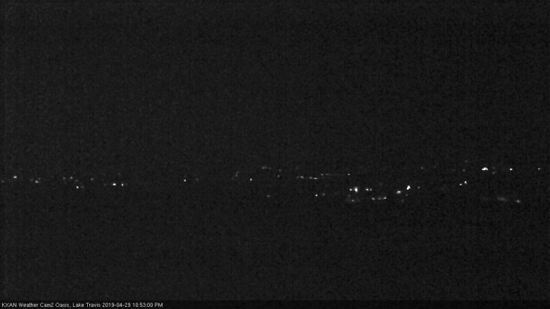Lake Travis webcam, April 29, 2019 9:55 PM CT