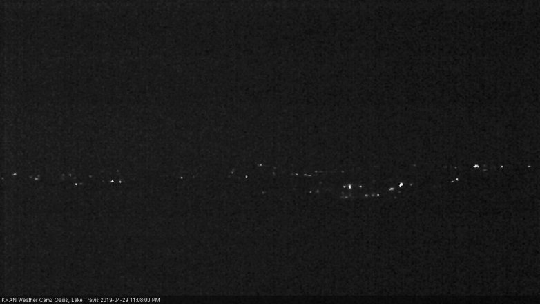 Lake Travis webcam, April 29, 2019 10:10 PM CT