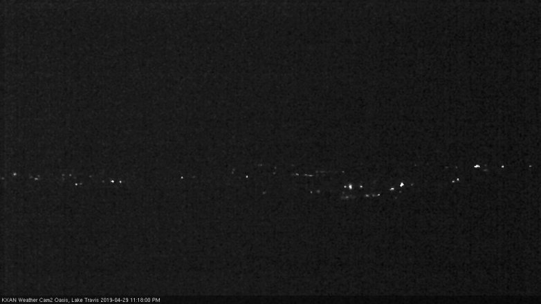 Lake Travis webcam, April 29, 2019 10:20 PM CT