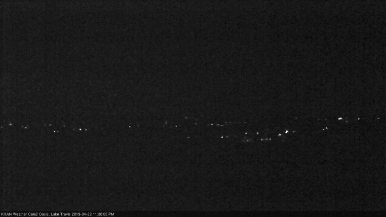 Lake Travis webcam, April 29, 2019 10:40 PM CT