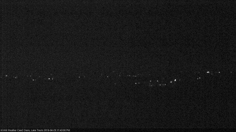 Lake Travis webcam, April 29, 2019 10:45 PM CT