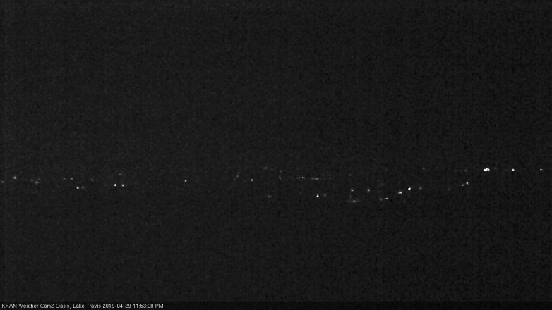 Lake Travis webcam, April 29, 2019 10:55 PM CT