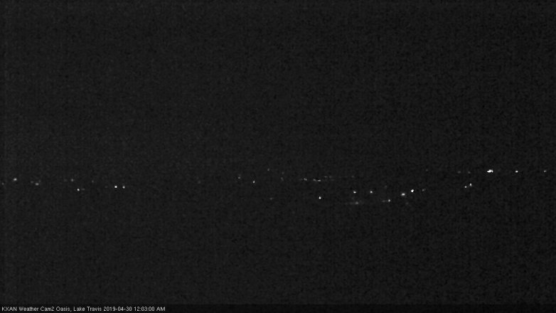 Lake Travis webcam, April 29, 2019 11:05 PM CT
