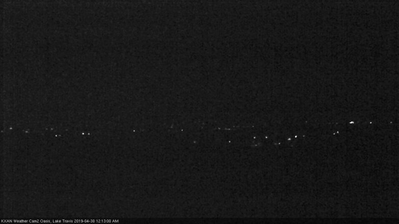 Lake Travis webcam, April 29, 2019 11:15 PM CT