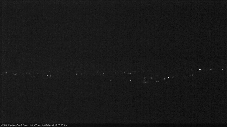 Lake Travis webcam, April 29, 2019 11:25 PM CT