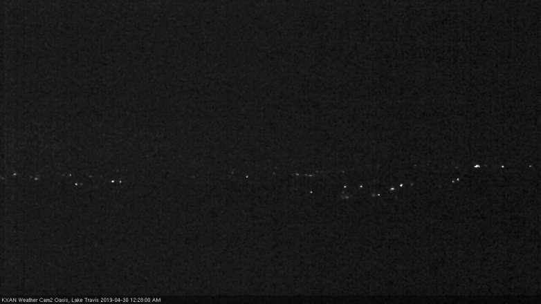 Lake Travis webcam, April 29, 2019 11:30 PM CT