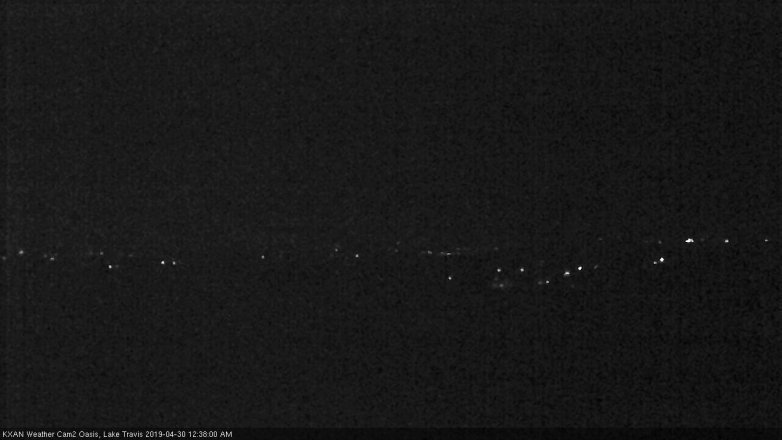 Lake Travis webcam, April 29, 2019 11:40 PM CT