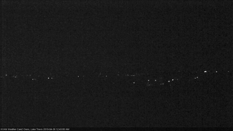 Lake Travis webcam, April 29, 2019 11:45 PM CT