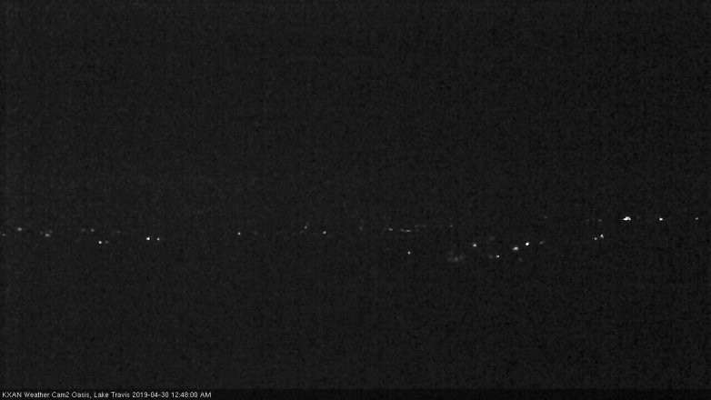 Lake Travis webcam, April 29, 2019 11:50 PM CT