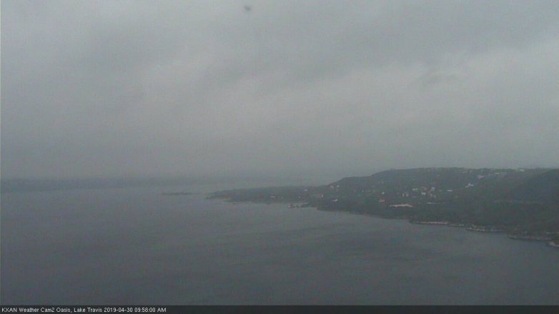 Lake Travis webcam, April 30, 2019 9:00 AM CT