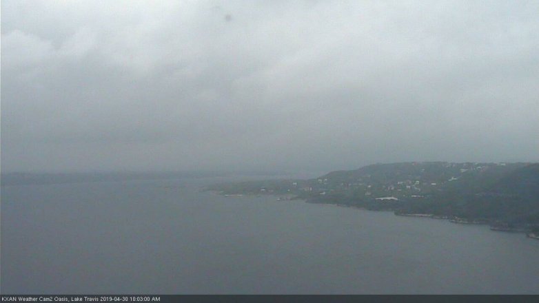 Lake Travis webcam, April 30, 2019 9:05 AM CT