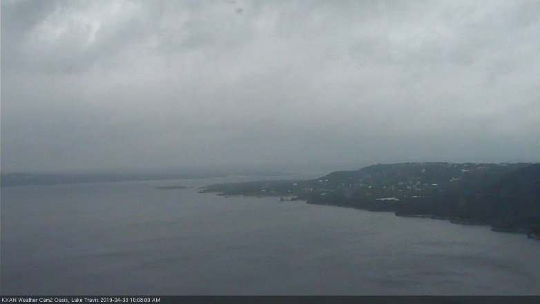 Lake Travis webcam, April 30, 2019 9:10 AM CT