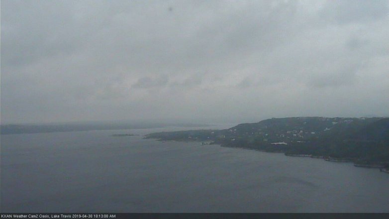 Lake Travis webcam, April 30, 2019 9:15 AM CT