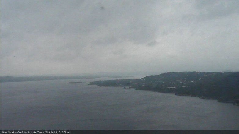 Lake Travis webcam, April 30, 2019 9:20 AM CT