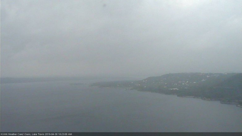 Lake Travis webcam, April 30, 2019 9:25 AM CT