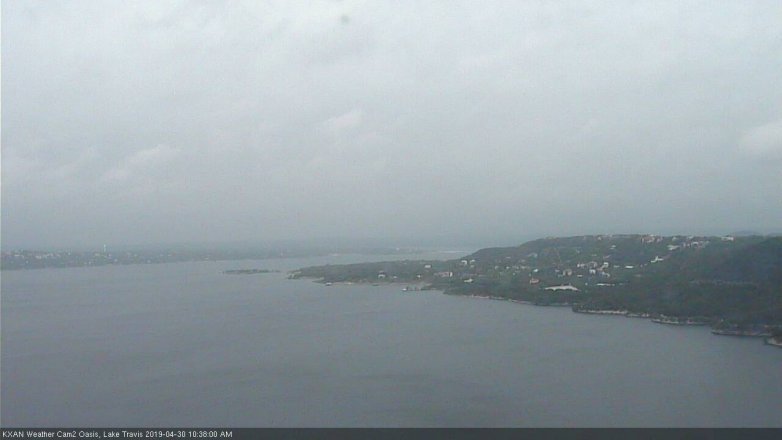 Lake Travis webcam, April 30, 2019 9:40 AM CT