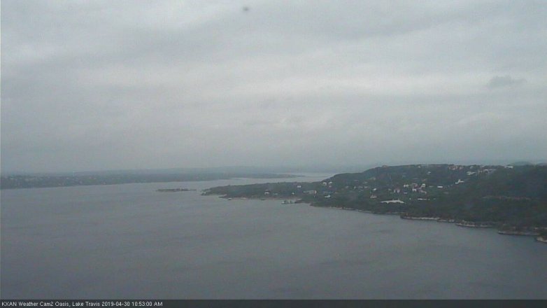 Lake Travis webcam, April 30, 2019 9:55 AM CT