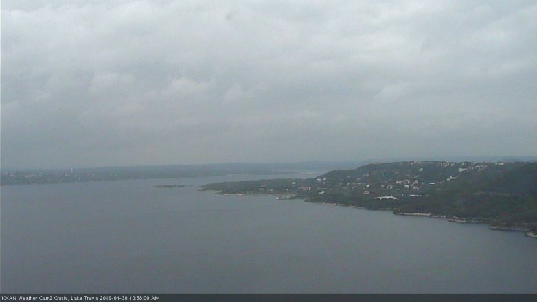 Lake Travis webcam, April 30, 2019 10:00 AM CT