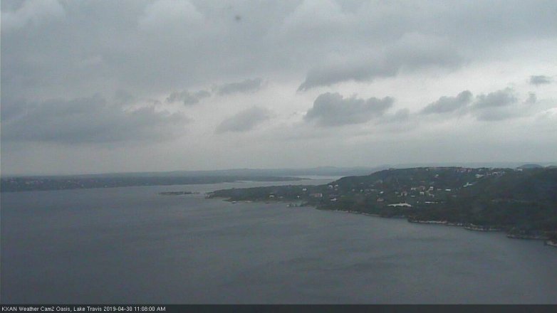Lake Travis webcam, April 30, 2019 10:10 AM CT
