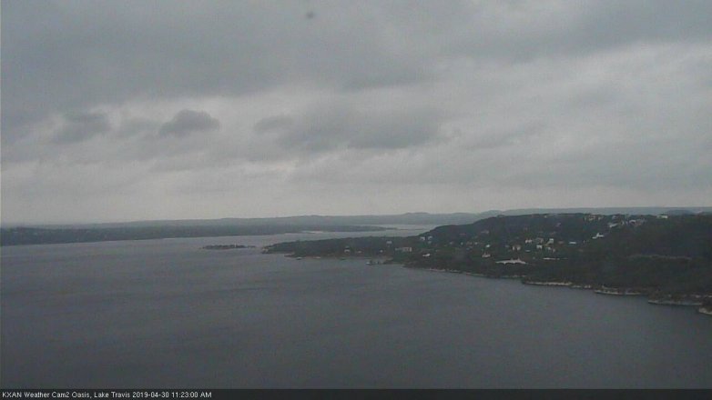 Lake Travis webcam, April 30, 2019 10:25 AM CT