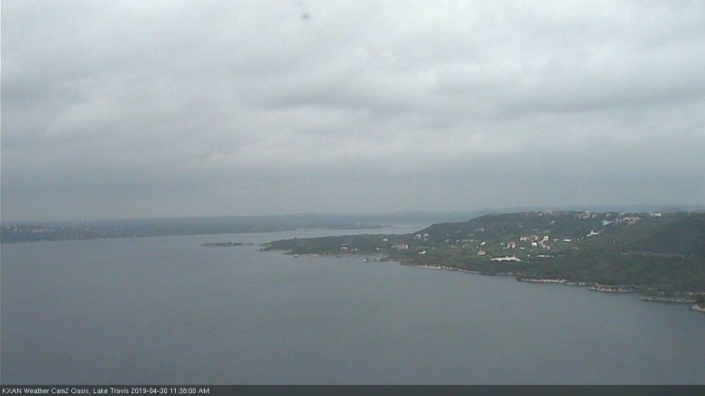 Lake Travis webcam, April 30, 2019 10:40 AM CT