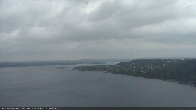 Lake Travis webcam, April 30, 2019 10:45 AM CT