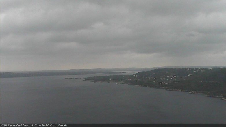Lake Travis webcam, April 30, 2019 10:55 AM CT