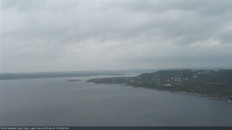 Lake Travis webcam, April 30, 2019 11:10 AM CT