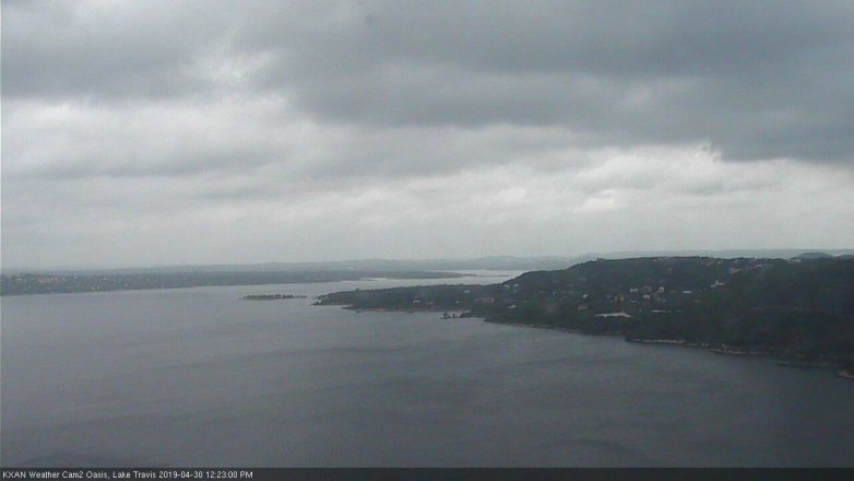 Lake Travis webcam, April 30, 2019 11:25 AM CT