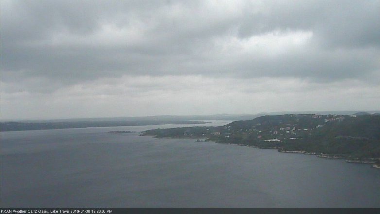 Lake Travis webcam, April 30, 2019 11:30 AM CT