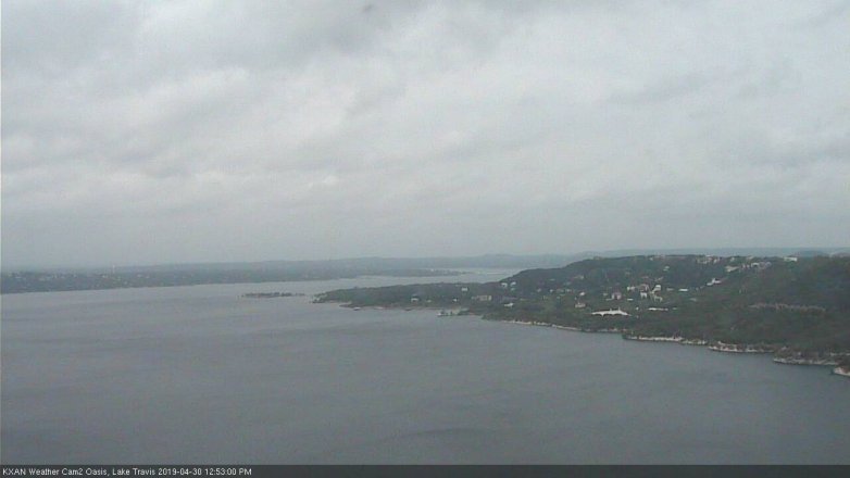 Lake Travis webcam, April 30, 2019 11:55 AM CT